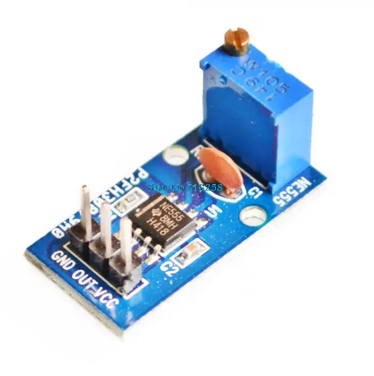 5PCS/lot Ne555 adjustable frequency pulse generator module