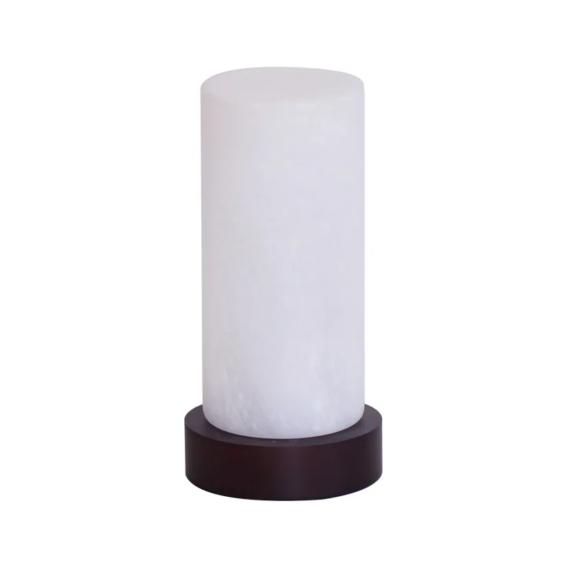 

New Chinese retro bedroom bedside table lamp table lamp plug-in desk reading decorative glass high-end room atmosphere lamp