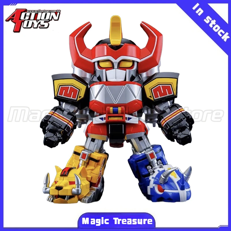

【MT】Игрушки ES Alloy MIGHTY DEFORMED Mighty Morphin Power Rangers Future Alloy Полная модель трансформации Игрушечная меха