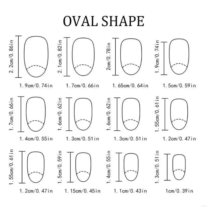 R3MF シャイン人工チップ 24 個キット ウィンター リーフ デザイン ショート オーバル プレス ネイルチップ キラキラ顔 接着剤不要
