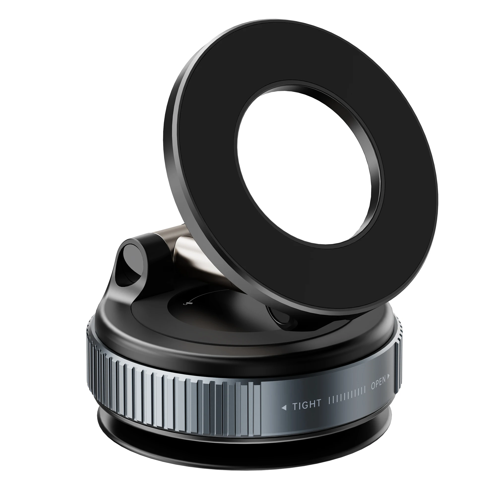 مصاصة سيليكون عالمية جديدة 360 °   دوران المغناطيسي الزجاج الأمامي سيارة لوحة القيادة حامل الهاتف الخليوي المحمول مكتب مرن