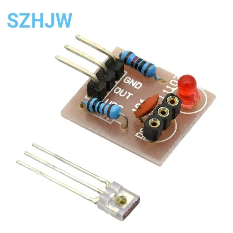 1/5/10pcs 5V Laser Receiver Sensor Detection Module Non-Modulator Tube for Arduino