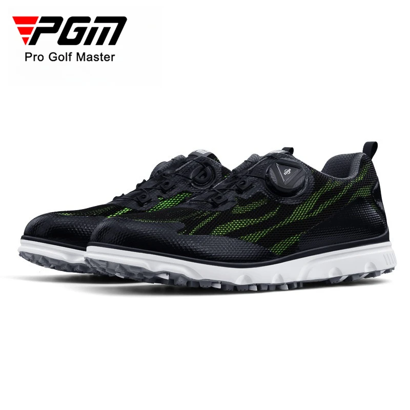 

PGM Golf Men's Sneakers Anti Slip Breathable Mesh Sports Shoes with Knob Laces XZ228