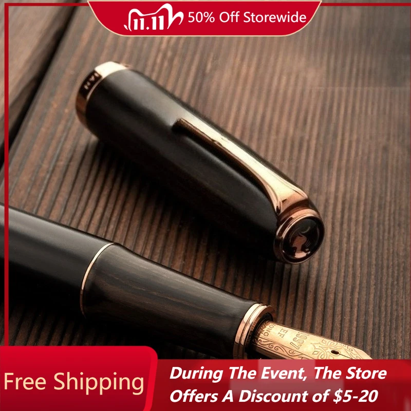 2025-nuevo-boligrafo-venta-barata-hongdian-a10-pluma-estilografica-de-madera-espada-afilado-punta-038-05-pluma-de-tinta-suministros-de-escritura-papeleria