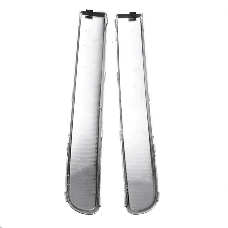 

T17C 4Pcs/Set Front Bumper Trim Protective Molding Chrome Strips For FIAT 500 07-15 735455041 735455042 735455056 735455057