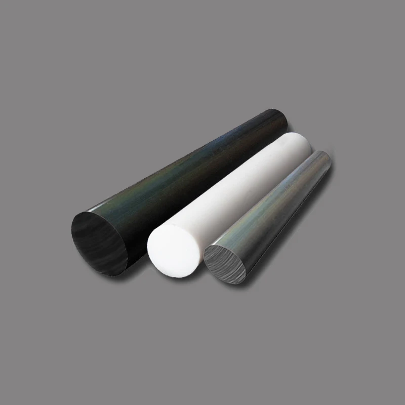 Barra redonda de PVC de plástico blanco, gris y negro, diámetro 5/8/10/12/20/30/40/45/50/55/60/70/80/90/100mm para herramientas de bricolaje, longitud 100MM