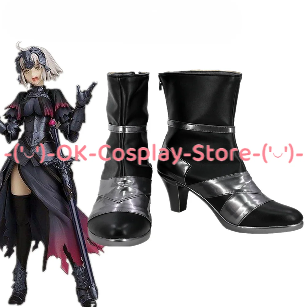 

Max Factory Figma Fate/Grand Order FGO ALTER Avenger Jeanne DArc Cosplay Shoes Boots Game Anime Halloween Custom Made