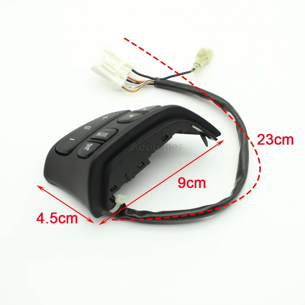 Car Audio Volume Control Switch Multimedia Steering Wheel Cruise Button Suitable For Mazda 6GG G22C-66-4M0A GJ6A-66-4M0A