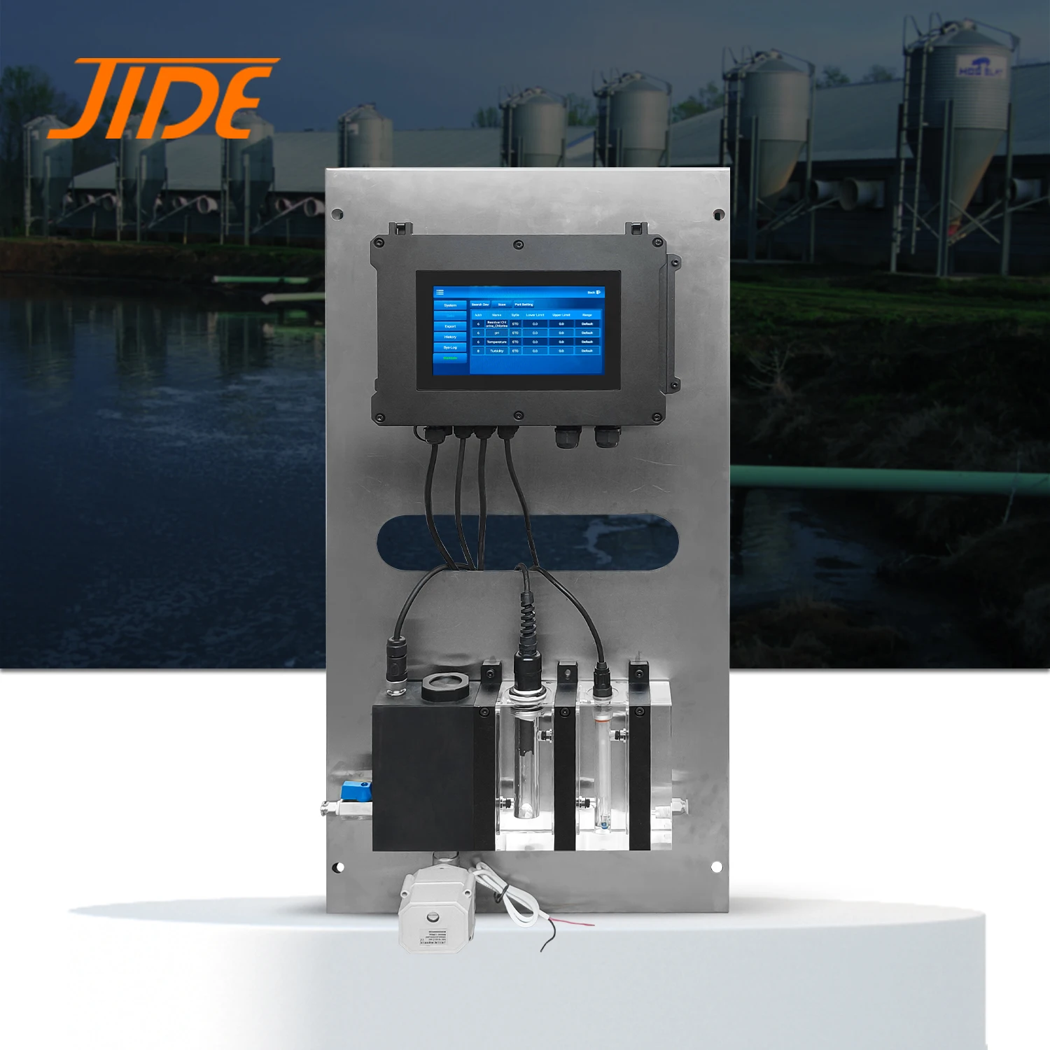 Multi-parameter Water Quality Testing System With PH ORP Turbidity Residual Chlorine EC