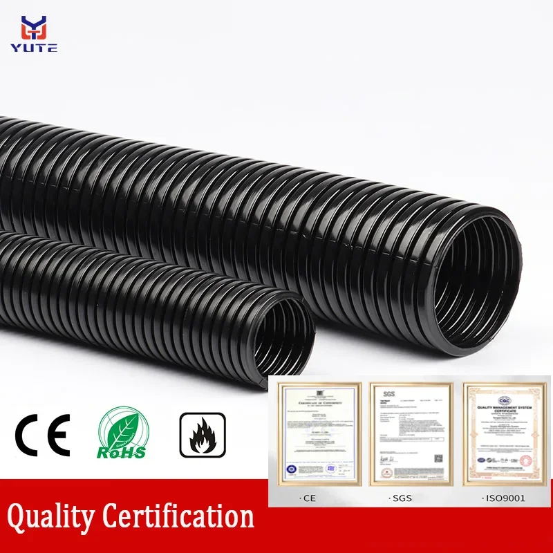 5 メートル PP プラスチック波形パイププラスチックソフトケーシング絶縁難燃性保護ケーブルワイヤーハーネスアクセサリー