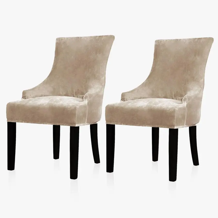 

Чехол для кресла с высокой спинкой, многоразовый, эластичный, для обеденных стульев, защита для подлокотников и сидений