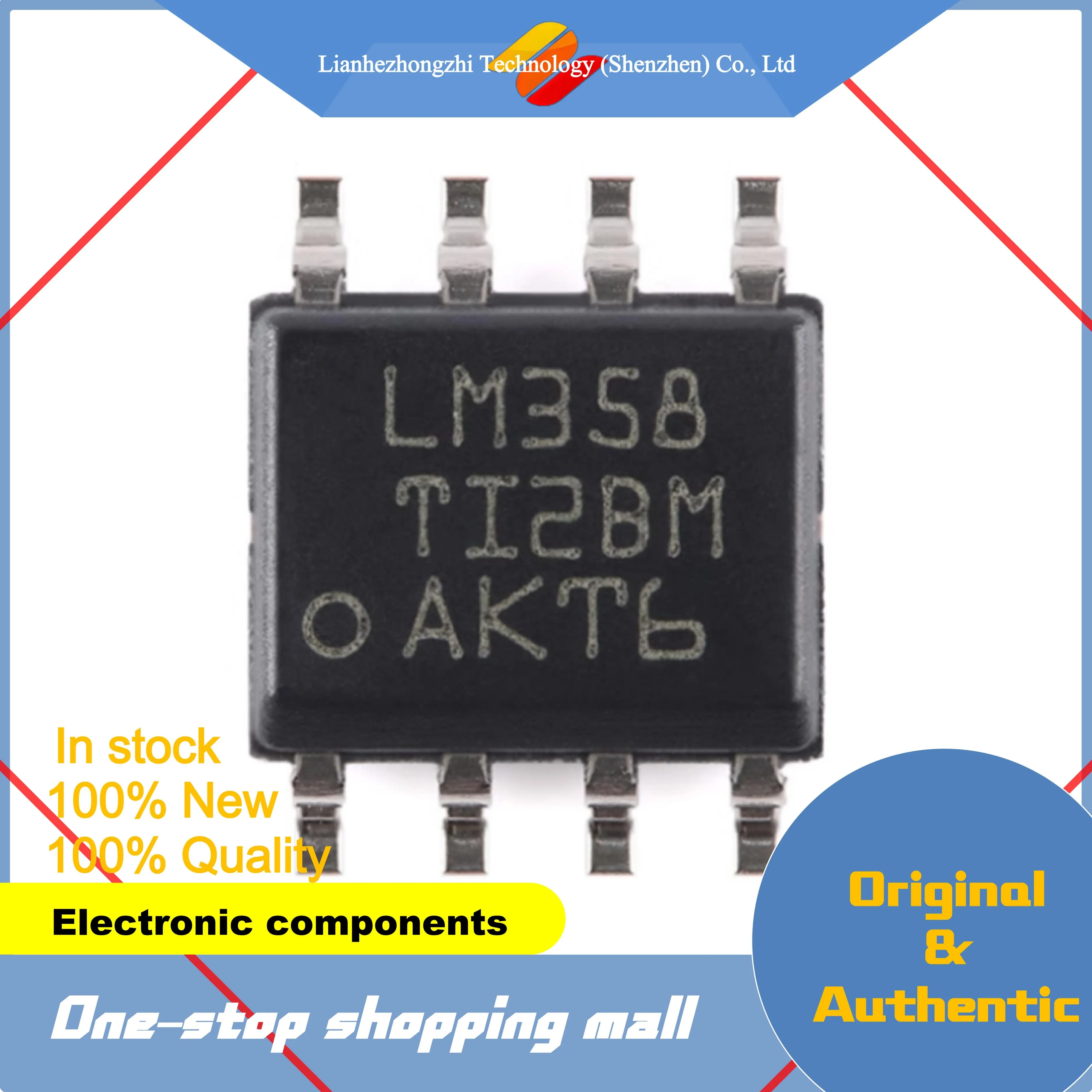 

10PCS/LOT LM358DR 8-SOIC/SOP-8 Dual, 30-V, 700-kHz Operational Amplifier SMD 100% NEW