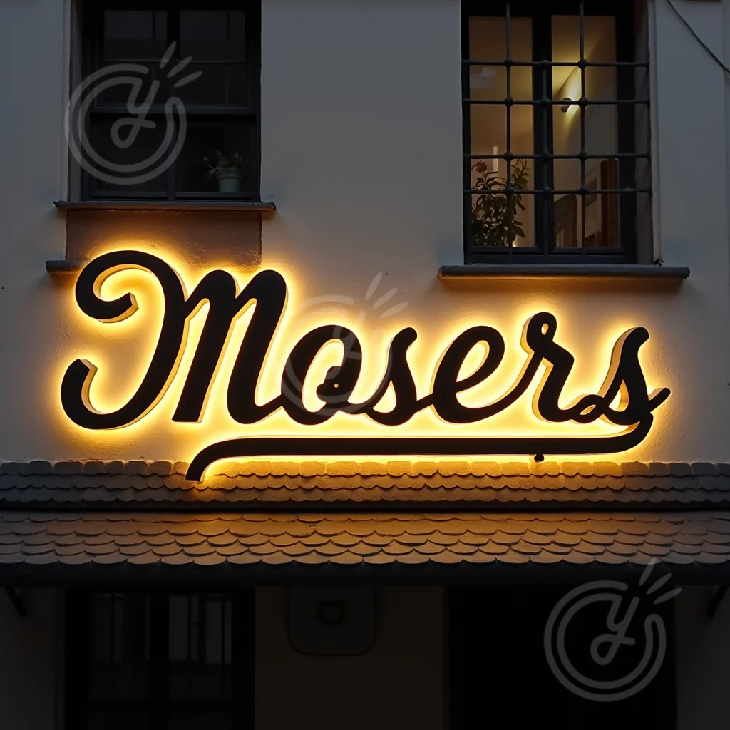 Custom Made LED 3D Sign Metal Backlit Letters for Outdoor Business Storefront Waterproof Advertising Display