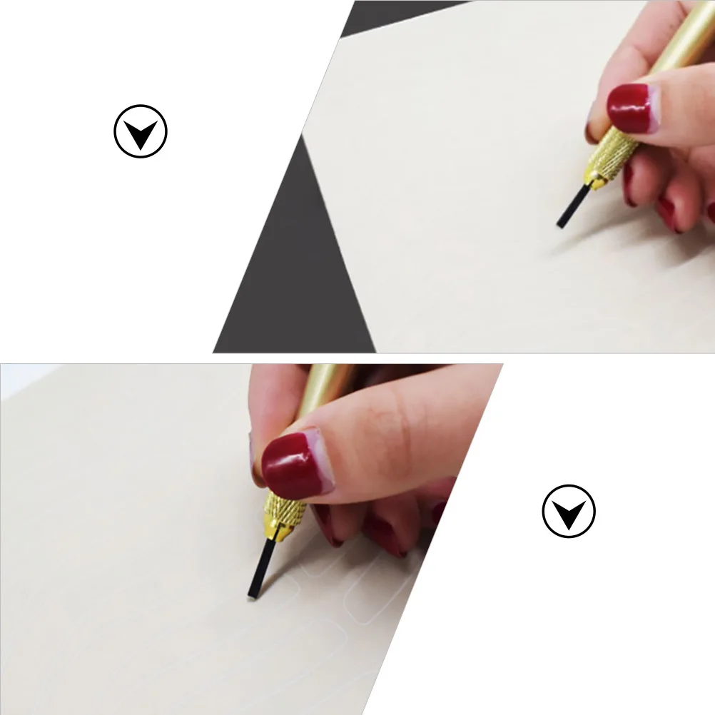 8 قطع Microblading الحاجب ممارسة الجلد الوشم أدوات التدريب مرنة المطاط الجلد لتظليل الخطوط العريضة الفن