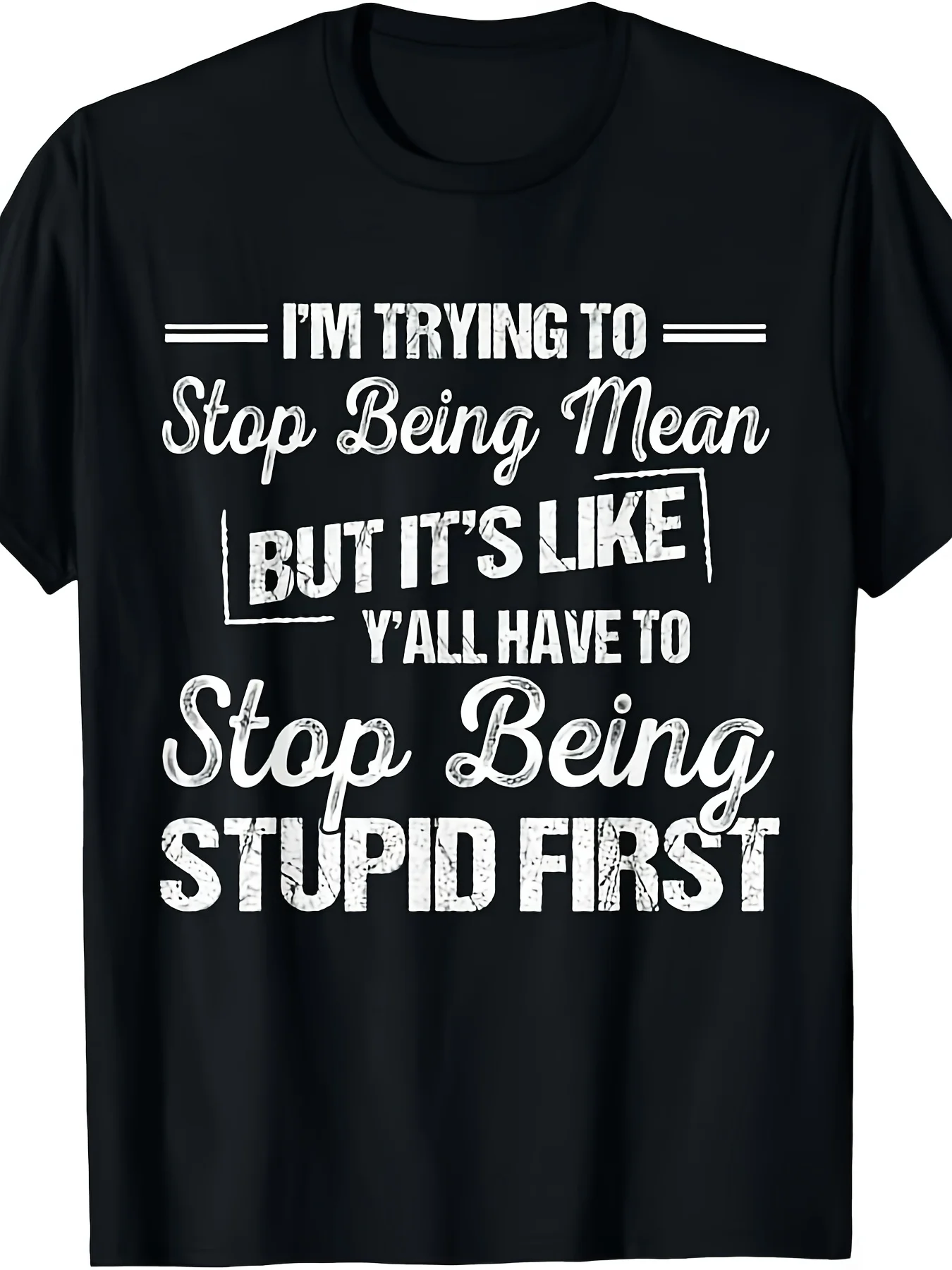 Humorous Plus Size T-Shirt for Everyone