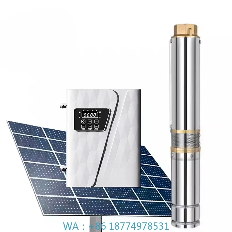 

n Water Pump OEM Customizable HighHigh Pressure Pump AC/DC Hybrid Solar Submersible Clea