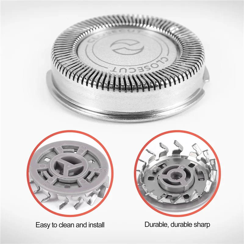 AB43-3 шт. сменные лезвия для бритвенной головки для Norelco HQ4 HQ58 HQ56 HQ80