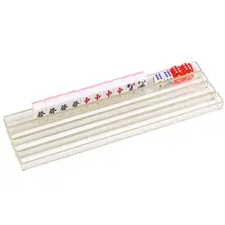 U-shape Ruler Special Mini Mahjong Travel Mahjong Racks Parties Mahjong Games Outdoor Camping Mini Mahjongs Racks