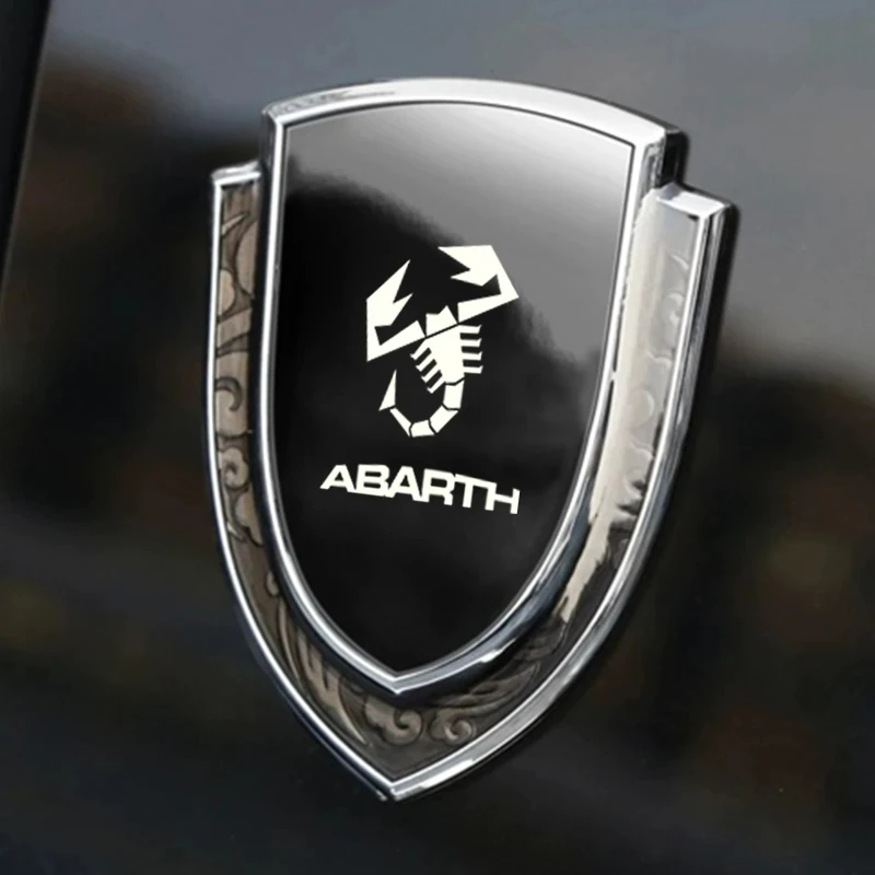 

car stickers 3D metal accsesories auto accessory for abarth 695 595 500 competizione