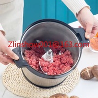 6L/10L/15L Stainless Steel Electric Meat Grinder Fufu Pounding Machine/Yam Pounder Machine Manual Power for Car