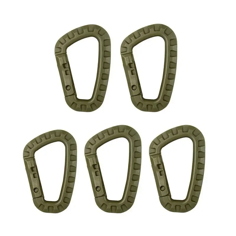1-10Pcs Militärische taktische karabiner Clips Zubehör D-Ring Schnalle Bergsteigen Karabiner Rucksack Hängen Schlüssel Outdoor Gadget