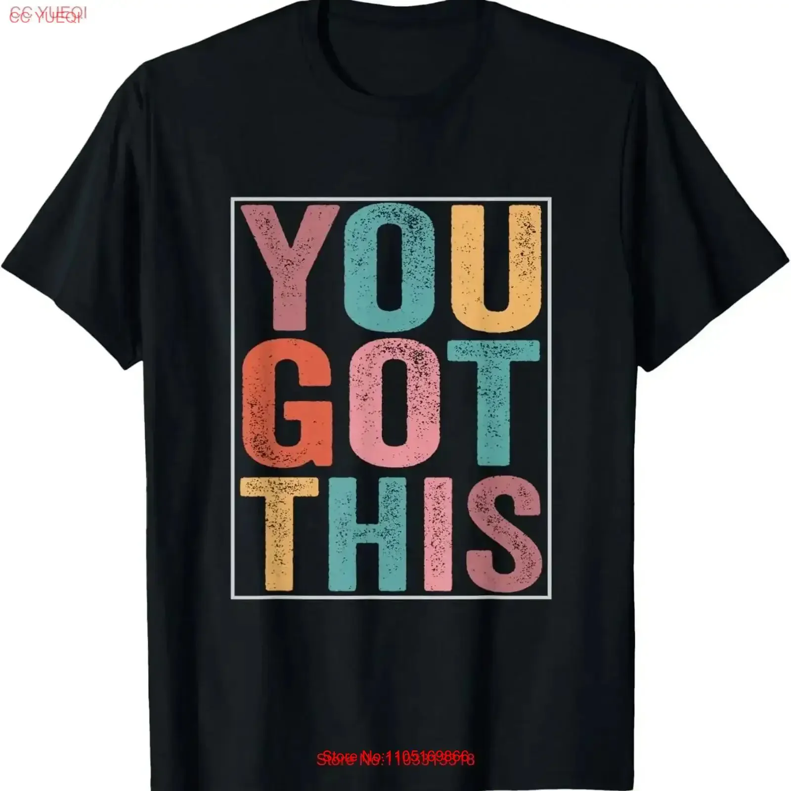 Groovy Motivational Testing Day Teacher Student You Got This T Shirt vintage Washed Breathable fashion Versatile Stretched