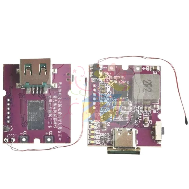 1Pcs 22.5W Power Bank Fast Charging Circuit Board Bidirectional Charge Module for Repair & DIY Production