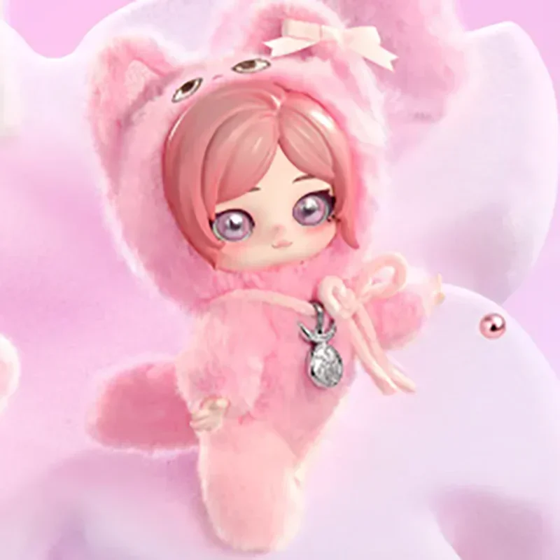 

POP MART Aespa FLUFFY CLUB SERIES: Модные игрушки-сюрпризы в закрытых коробках, коллекционные фигурки, загадочные коробки-сюрпризы, фигурки-модели