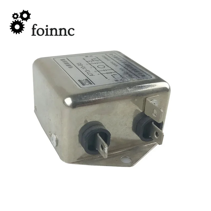 AT13-10-B3 AC 250V 10A 50/60Hz jednofazowy filtr zasilania EMI do skrzynki sterującej CNC