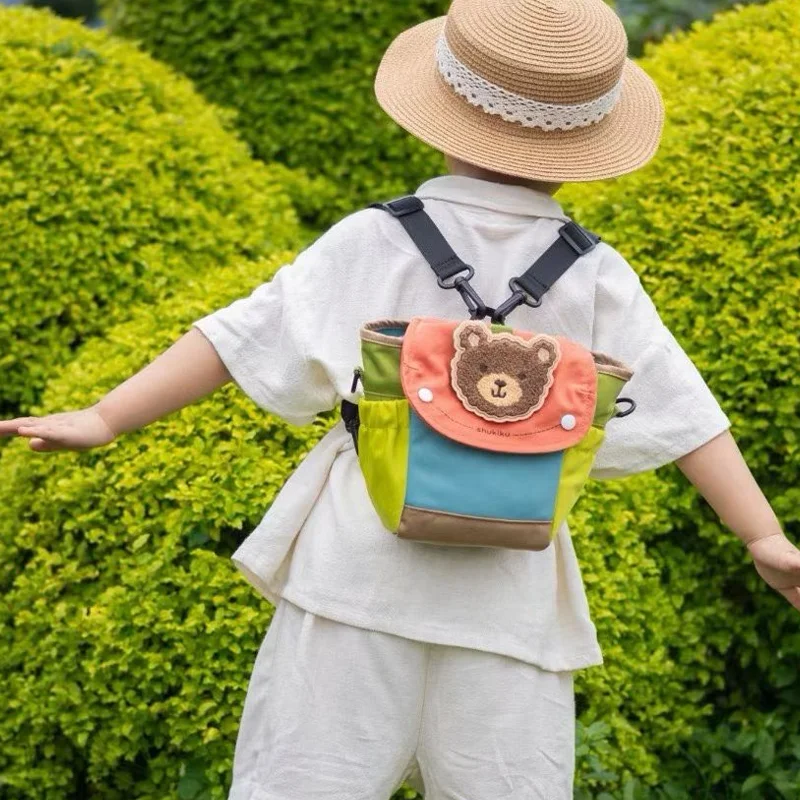Shukiku Kids Crossbody Bag Detachable Mother Daughter Bag Cute Shoulder Bag Fashion Trendy Cool Messenger Bag For Boys Girls