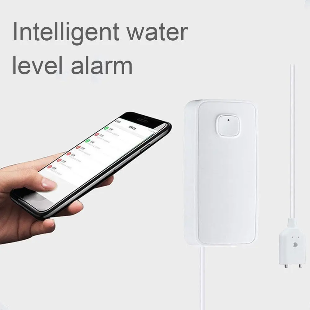 For Smart Life For Tuya Water Level Wifi Water Leakage Alarm Sensor