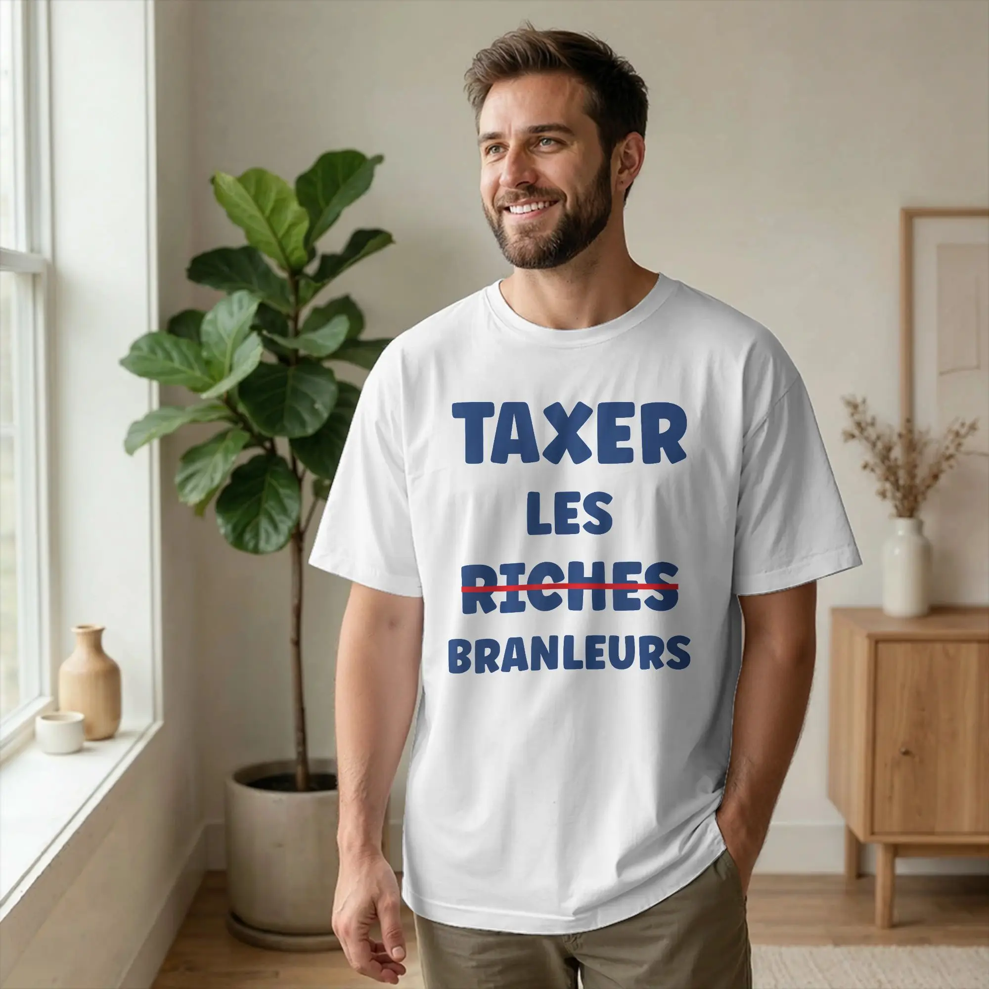 Cool Taxes Wankers France Humour Taxer Les Riches T-Shirts Men Crew Neck Cotton T Shirt Short Sleeve Tee Shirt Gift Idea Tops
