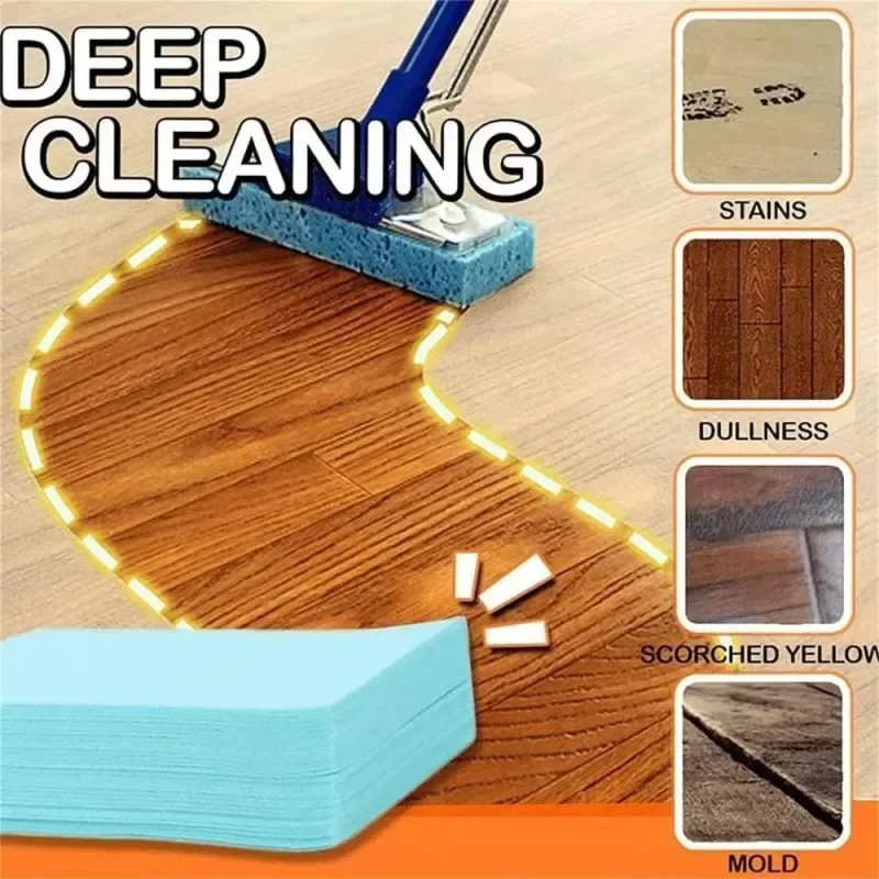 Floor Cleaner Sheets Toilet Cleaning Multifunctional Cleaner Concentrate Sheet Hosehold Fresh Scent Mopping Floor Cleaning Slice