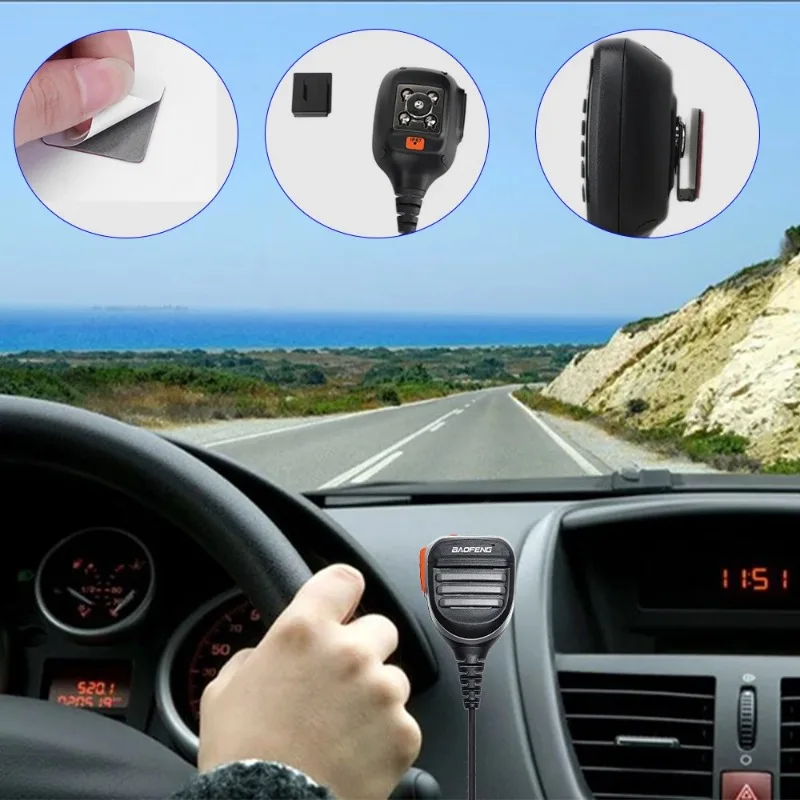 Uchwyt Walkie Talkie z haczykiem na pasek do Motorola Kenwood YEASU TYT Hytera BAOFENG Car Ham Radio Accessroy 2szt.