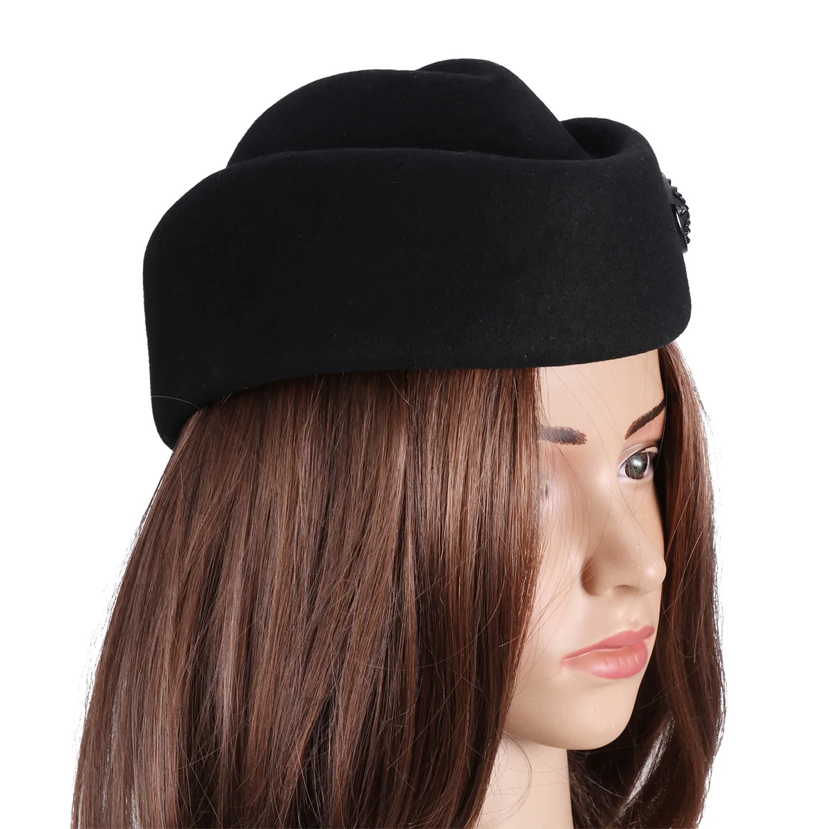 

Wool Berets Hat Women Black Vintage Fashionable Durable Easy Use Stylish Warm Autumn Winter Artist Cap Women Beret Hats