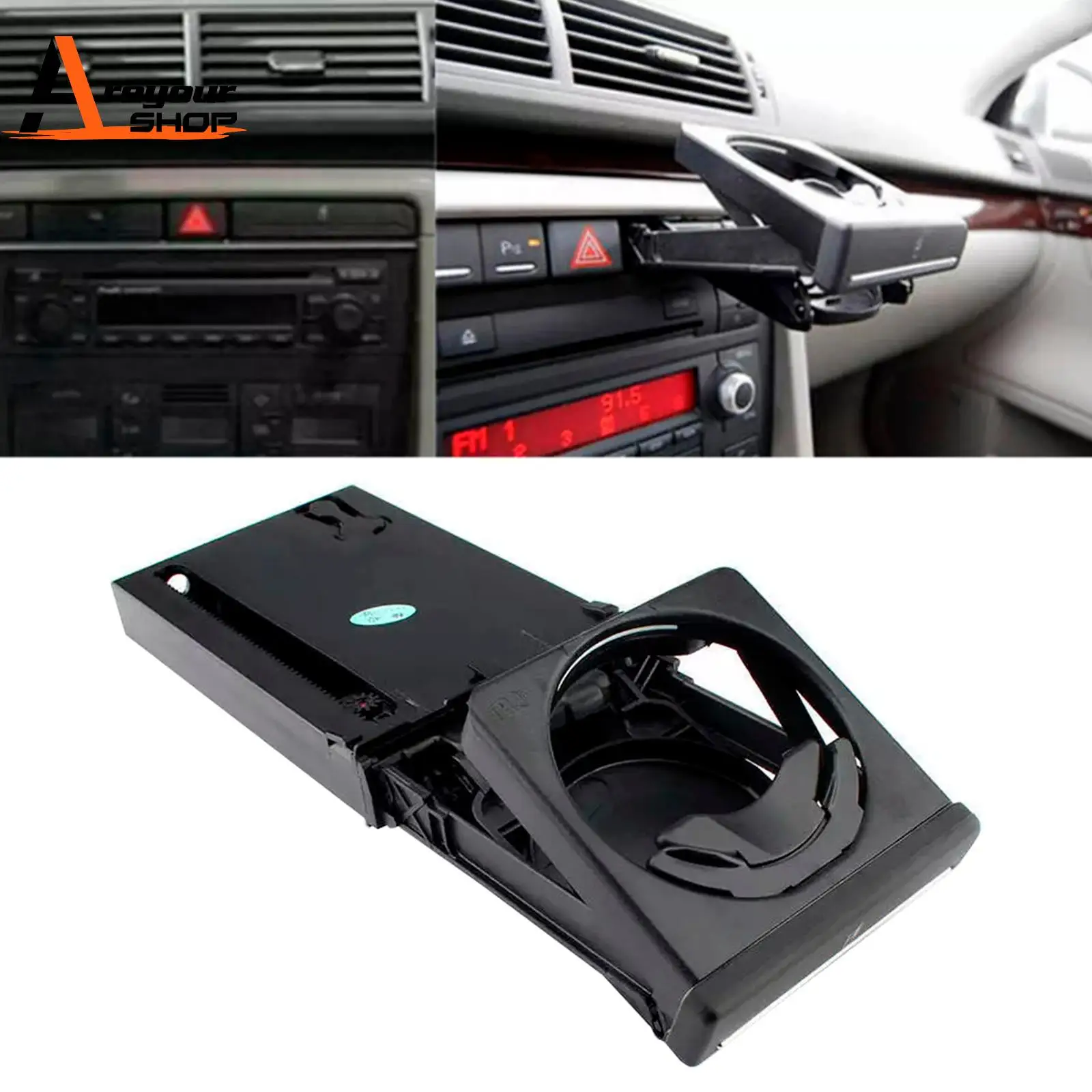 

Front Dash Car Cup Holder Sliding 8E1862534K for Audi A4 B6 B7 2002-2008