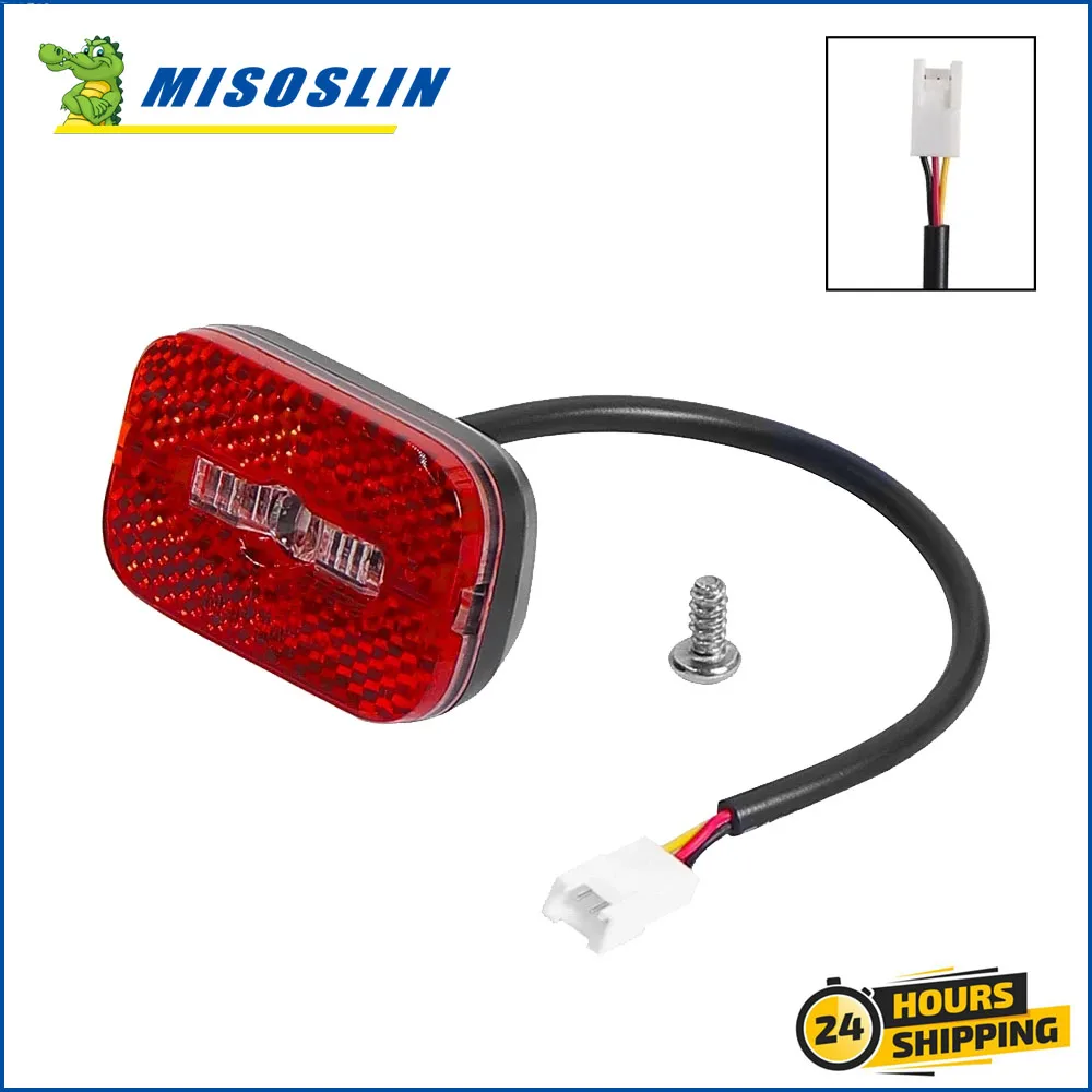 Tail Light Safety Warning Brake LED Lamp for NIU KQi3 Electric Kick Scooter Skateboard Stoplight Rear Fender Lights Accessories