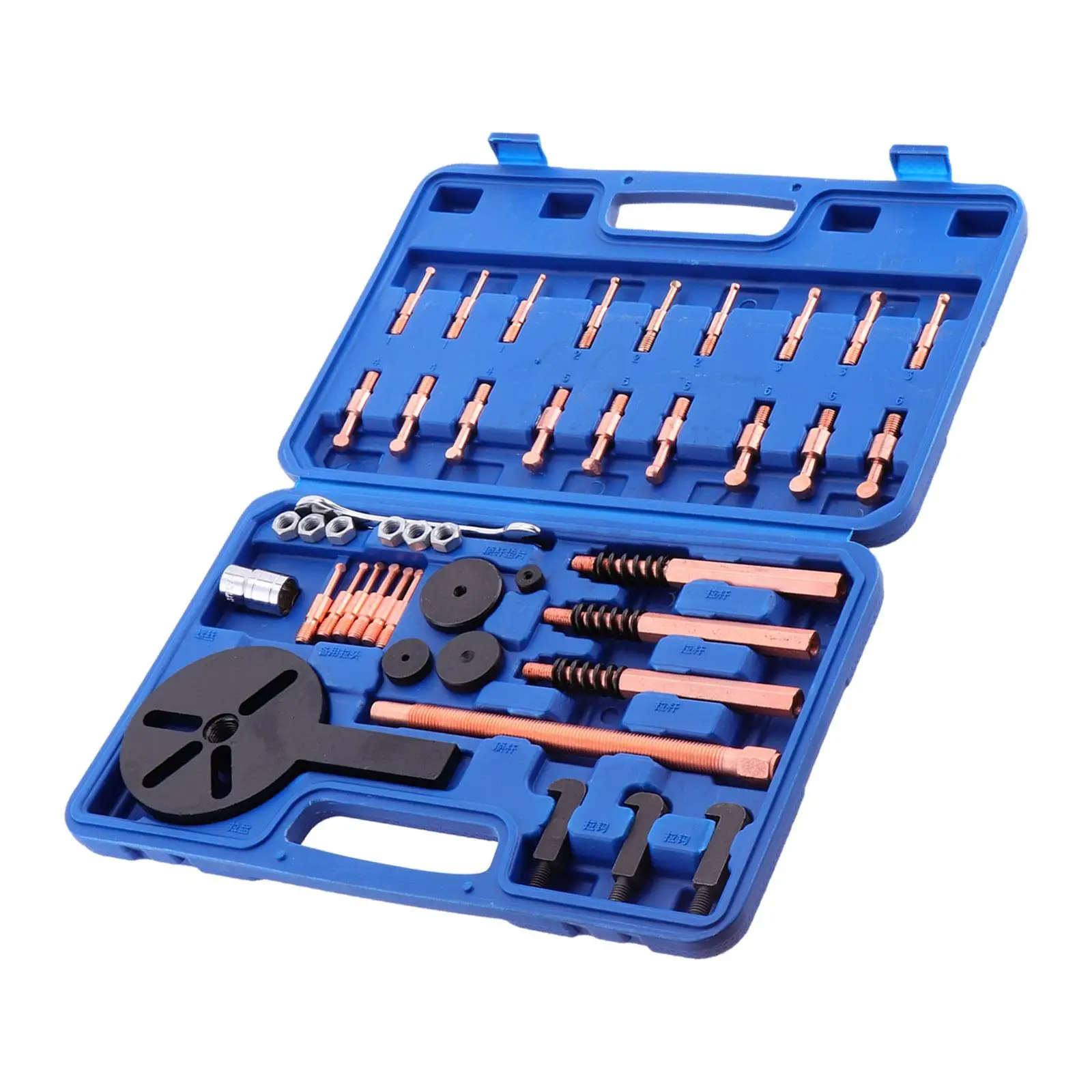

36 in 1 Bearing Puller Set Blind Hole Bearing Removal Tool Steel Inner Bearing Puller Separator Kit for Mechanical Equipment