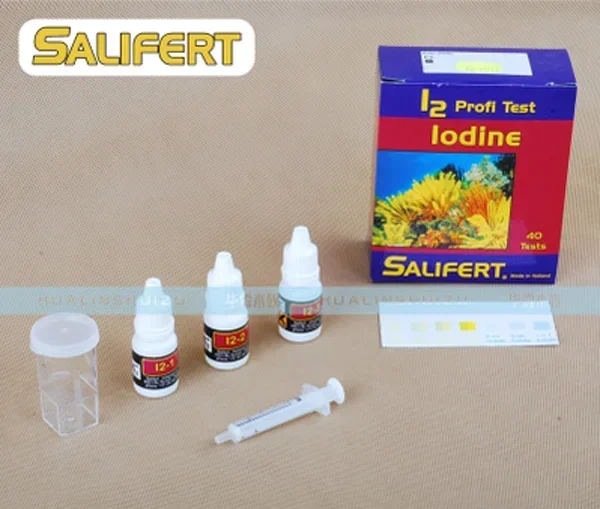 مجموعة اختبار تحليل Ca Calcium Cu I2 KH Mg NH4 الأمونيا NO2 النتريت NO3 نترات PH PO4 Sr خزان الشعاب المرجانية لاختبار المياه البوتاسيوم #5