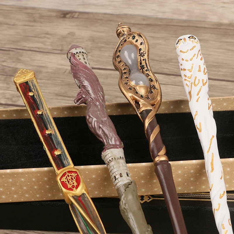 

Movie Peripherals Metal Core Magic Wands Collectible Ornaments Cosplay Props Best Birthday Gift For Girls And Boys