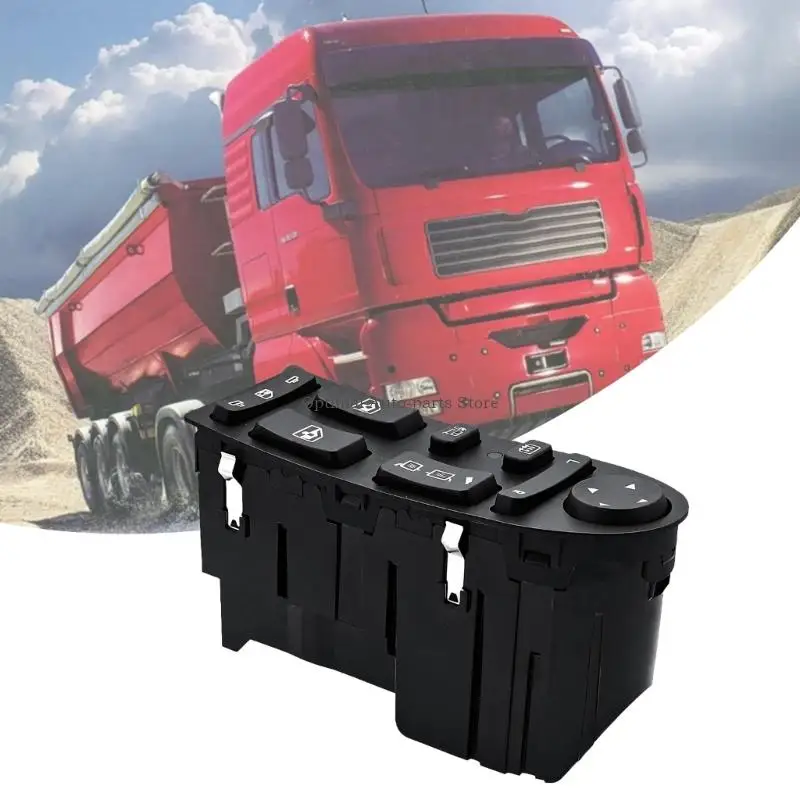 Truck Electric Window Switches Panel 81258067098 for MAN TGA and TGX Models