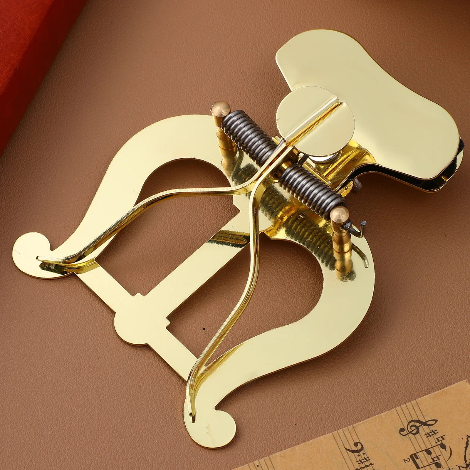 

Trombone Lyre Clip Flip Folder Marching Band Durable Alloy Music Sheet Holder Trumpet Clarinet Brass Instruments