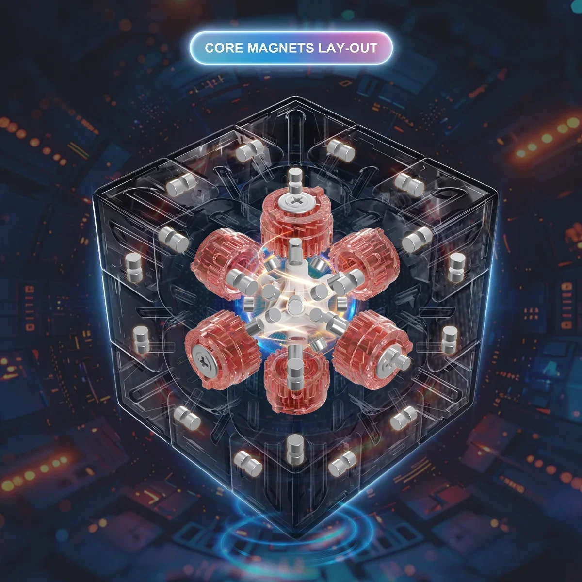 [ECube] YJ MGC Beta 3x3 Magnetic Ball Core Cubing Strickerless ความเร็ว Magic ปริศนาความเร็ว Cube ปกติปัญญาของเล่นเด็ก