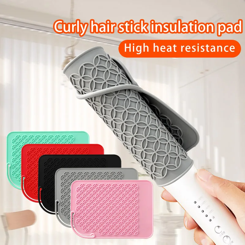 Heat-resistant multi-functional silicone mat   silicone heat resistant mat  silicone insulation mat for hair tools