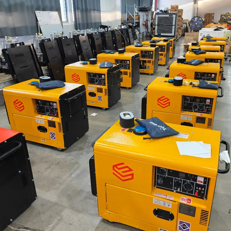 YHS Factory Direct Sale 6kva 8kva 10kva Low Noise Diesel Generator 12kva 15kva Silent Diesel Generator Set for Home Use view 5