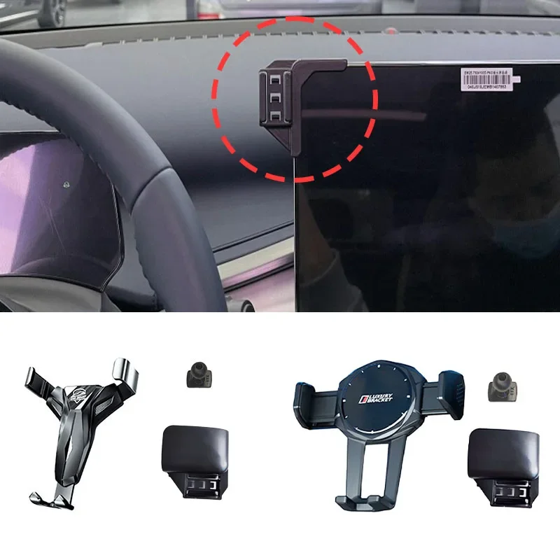 Car Phone Holder For BYD ATTO3 Yuan Plus 2022 / ATT0 4 Fixed Bracket Base Special Car Phone Mounts