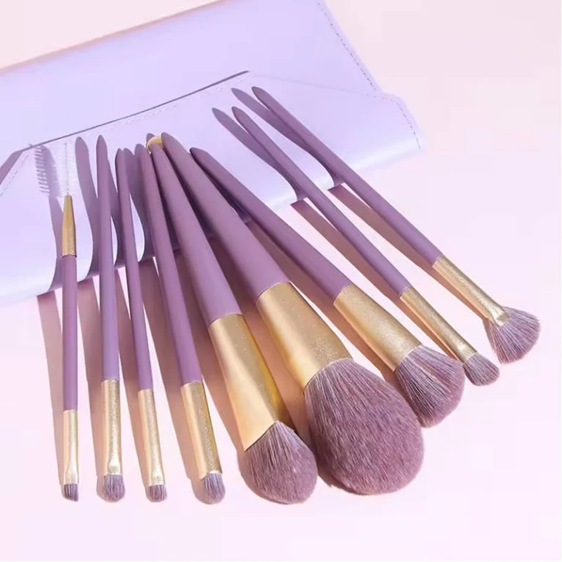 8Pcs Soft Fluffy Makeup Brushes Set for cosmetics Foundation Blush Powder Eyeshadow Blending Makeup Brush Beauty Tool