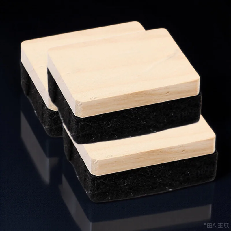 

3Pcs Wooden Blackboard Eraser Lightweight Chalkboard Cleaner Easy Dust Removal for Office Classroom Training Institutions