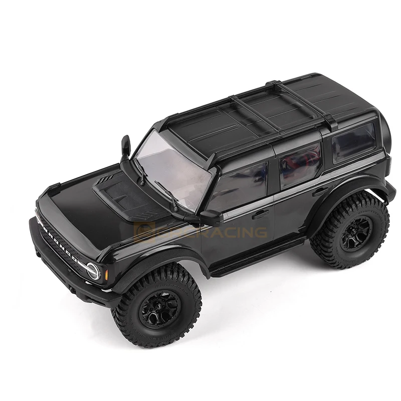 TRX4M 1pcs Simulation Metal Black Cover Guard Car Shell Modification Raptor Cover for 1/18 RC Crawler TRX4-M Bronco Upgrade Part