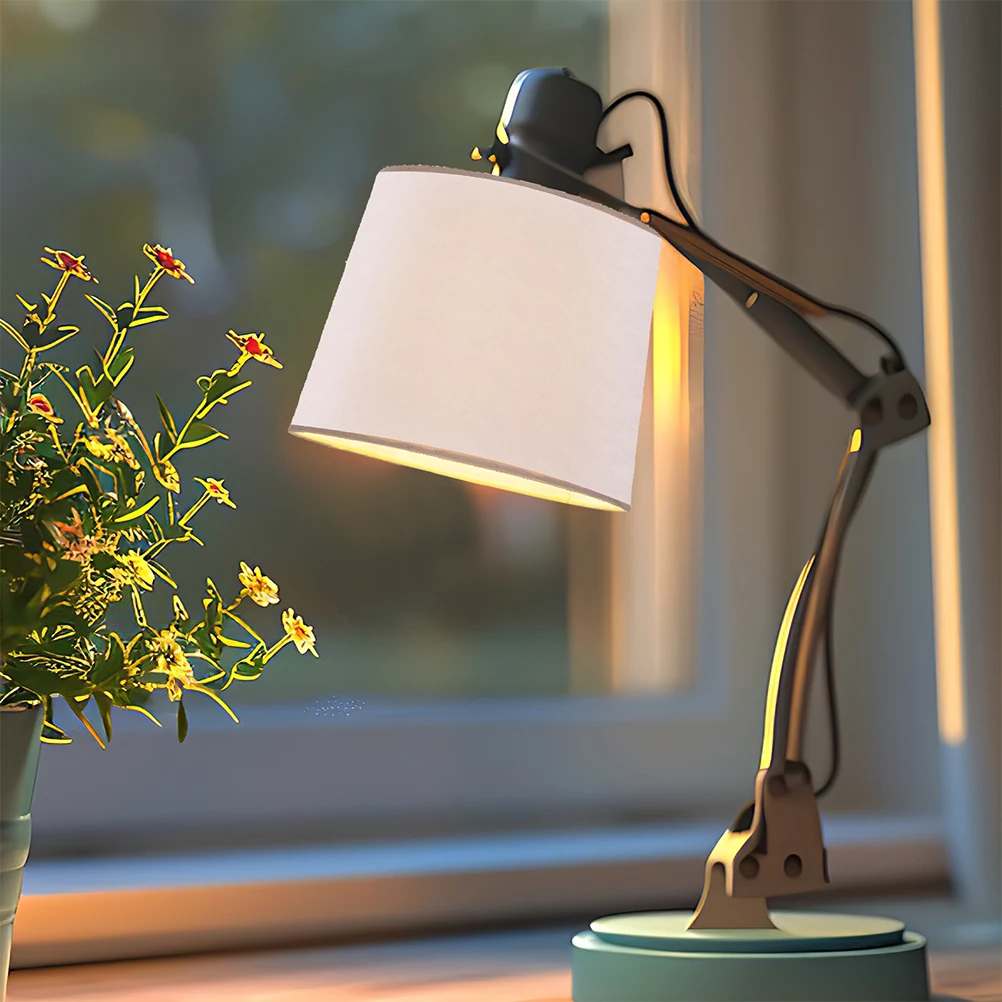 

2Pcs Lampshade Material Cloth Strips Self Adhesive Edging Easy Installation DIY Repair Lamp Shade Trim for Living Room Bedroom